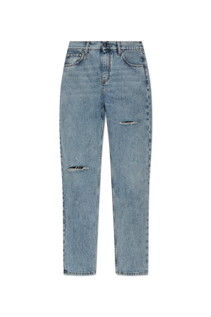 正規 新品 24SS Balenciaga ripped loose jeans Balenciaga w swojej nowej kolekcji ma spodnie: Men's Destroyed